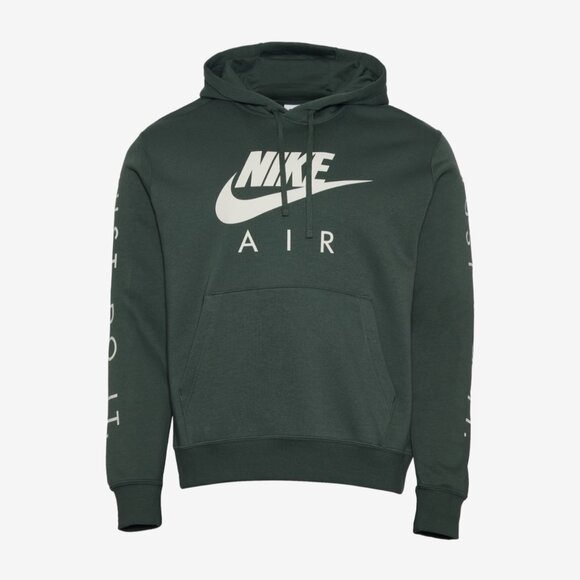 Nike Air JDI Fleece Hoodie Pullover Fleece Green Men’s Sizes 918347-060 - Picture 1 of 6